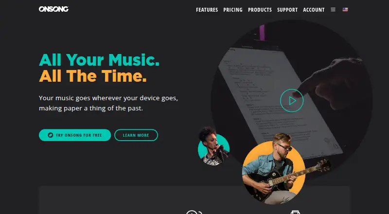 OnSong's own site