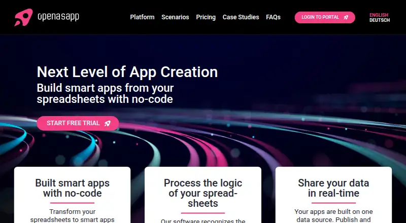 Open as App's own site