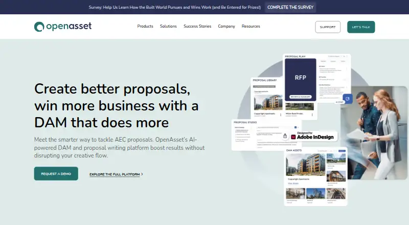 OpenAsset's own site