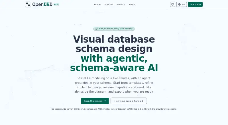 OpenDBD's own site