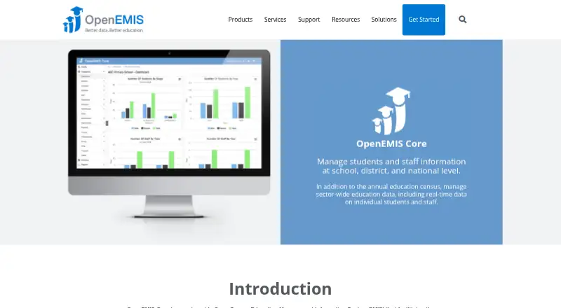 OpenEMIS Core's own site
