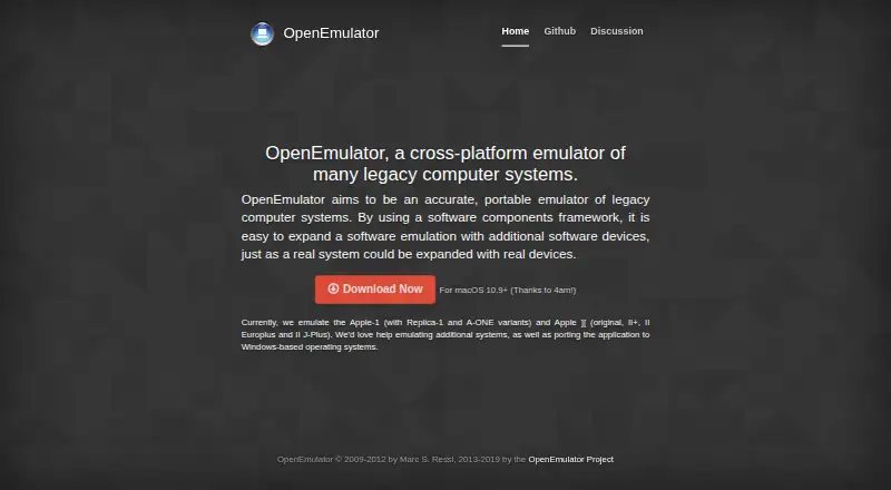 OpenEmulator's own site