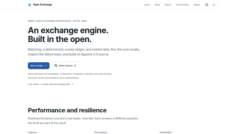 Open Exchange's own site