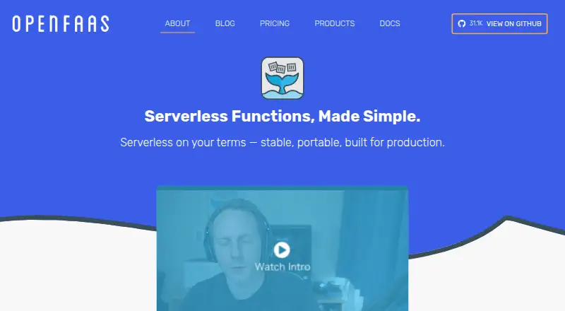 OpenFaaS's own site