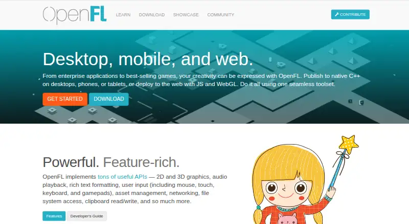 OpenFL's own site