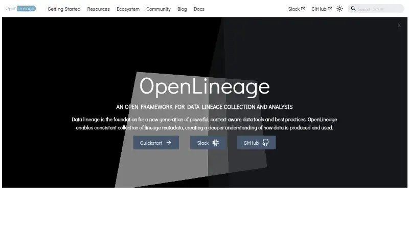 OpenLineage's own site