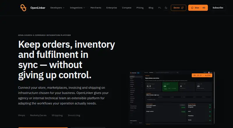 OpenLinker's own site