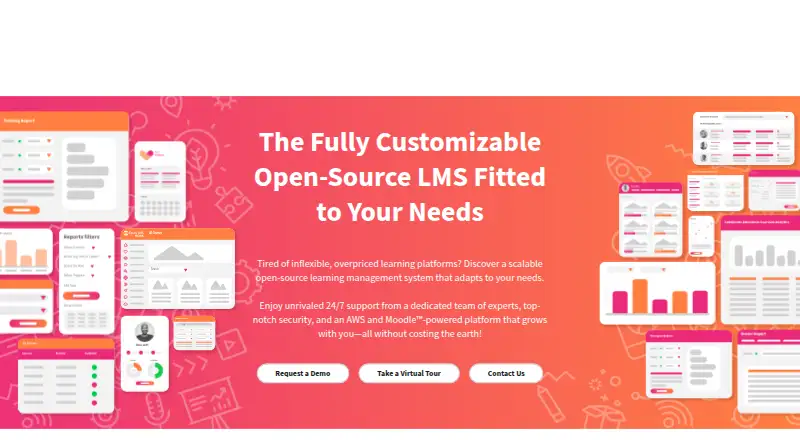Open LMS's own site