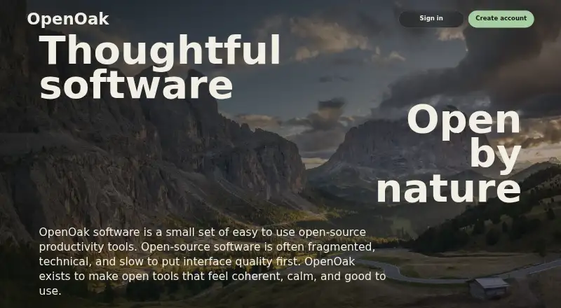 OpenTodo's own site