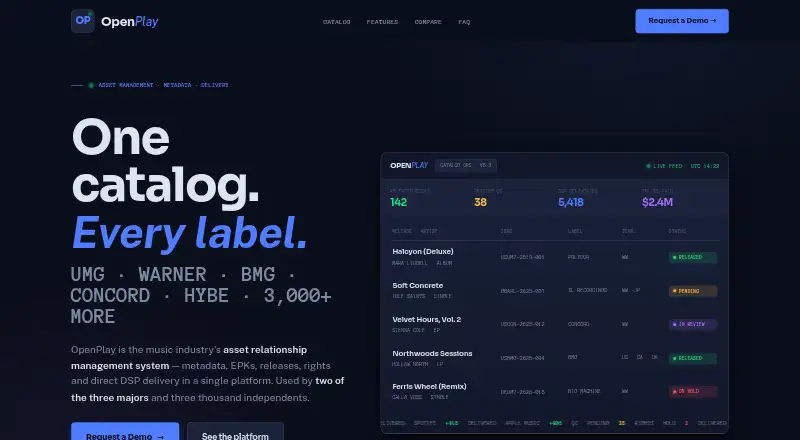 OpenPlay's own site