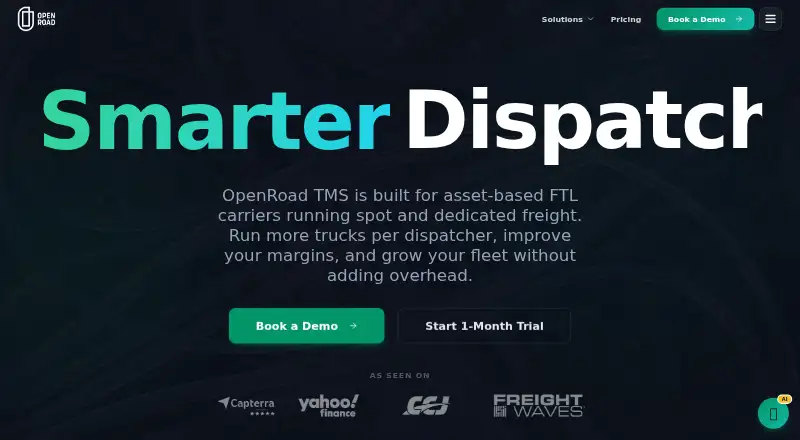 OpenRoad TMS's own site
