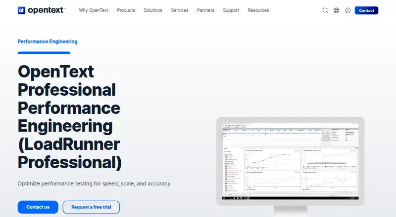OpenText Professional Performance Engineering's own site