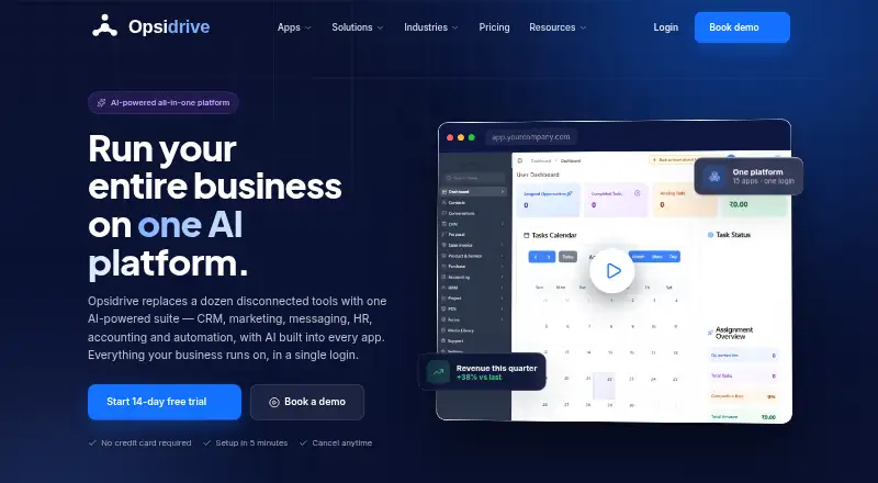 Opsidrive's own site