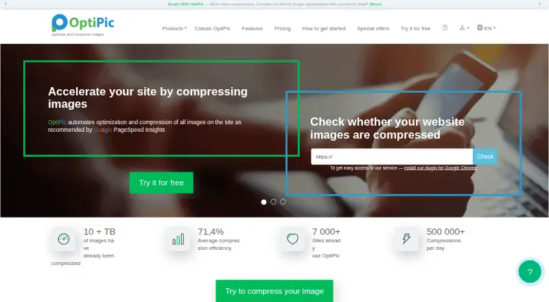 OptiPic's own site