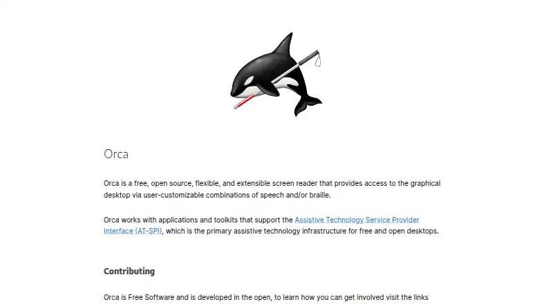 Orca's own site