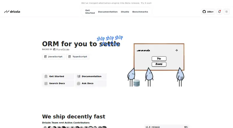 Drizzle ORM's own site