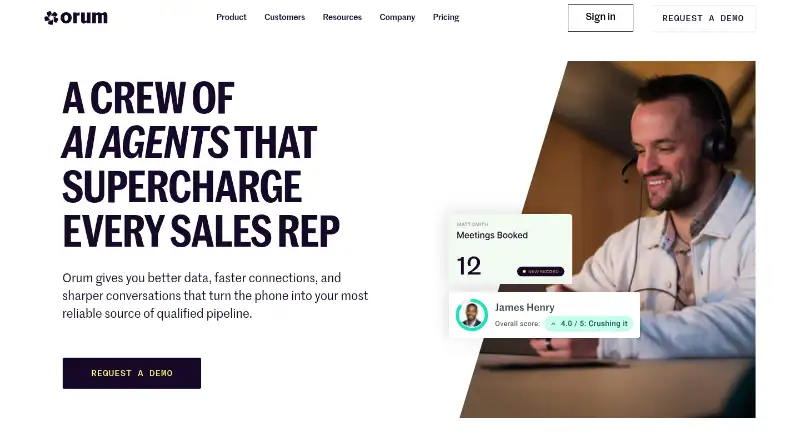 Orum's own site
