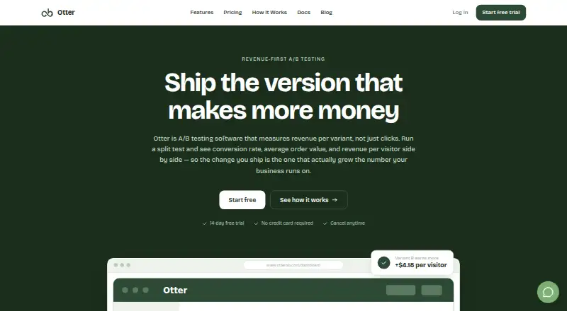Otter's own site