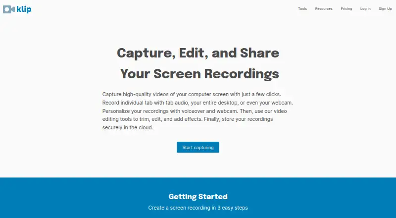 Klip's own site
