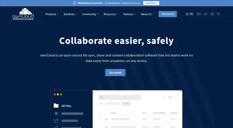 ownCloud's own site