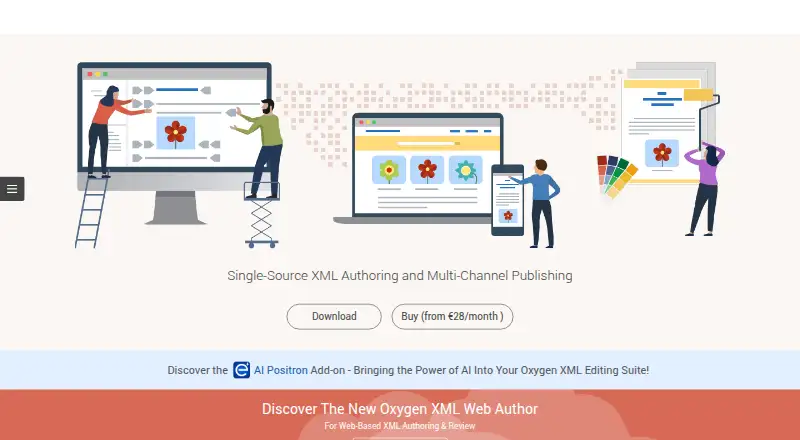 Oxygen XML Author's own site