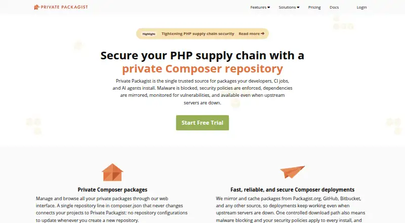 Private Packagist's own site