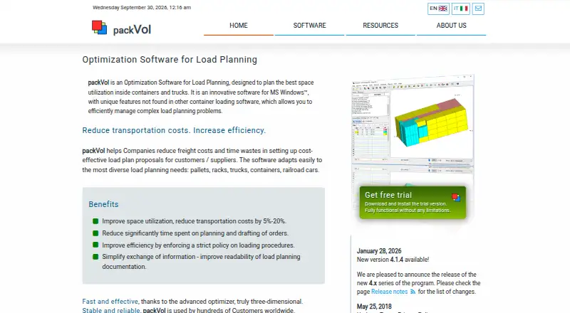 packVol's own site