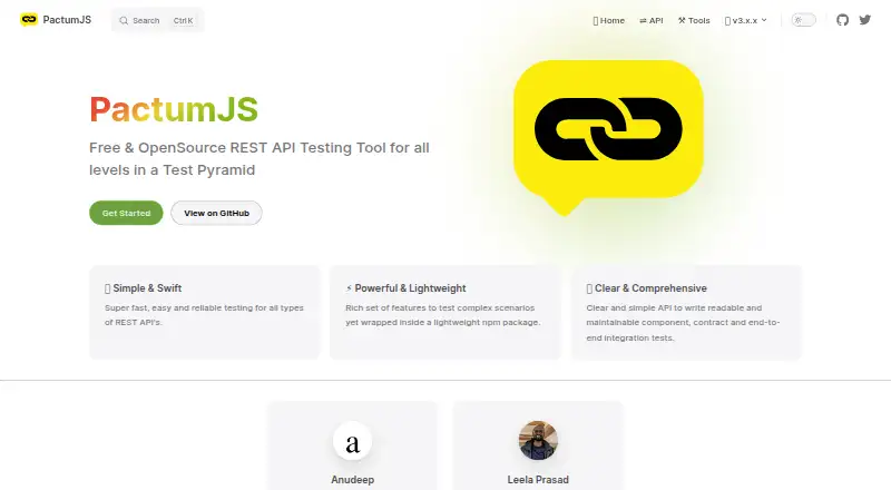 PactumJS's own site