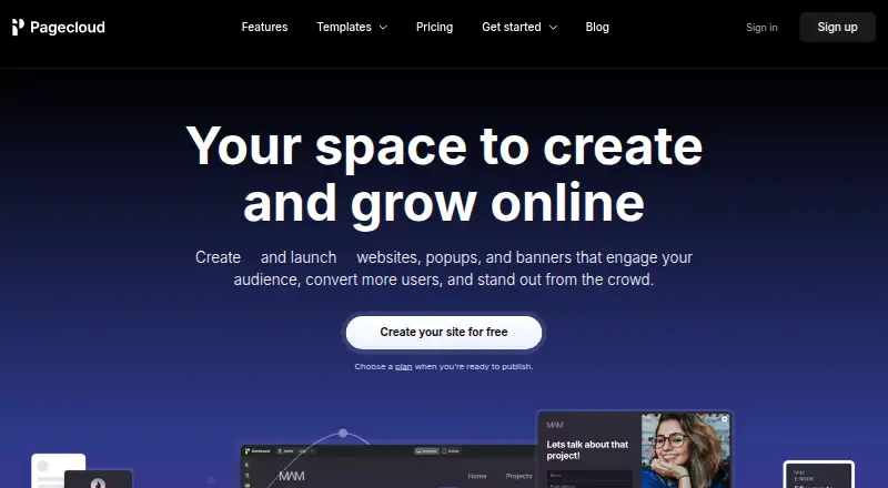 PageCloud's own site