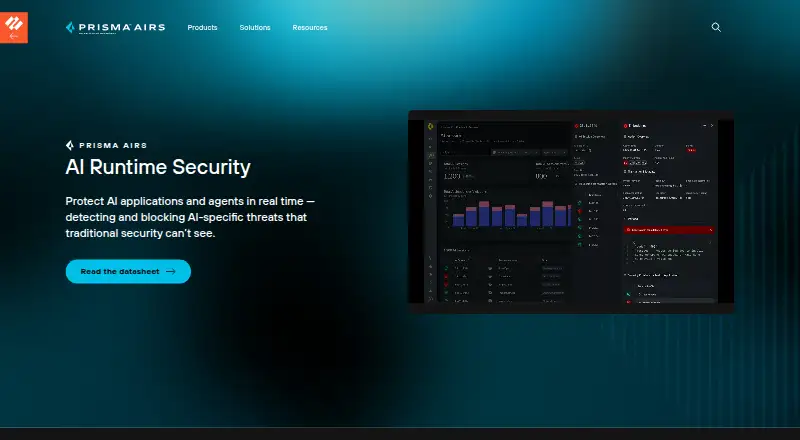 Prisma AIRS's own site