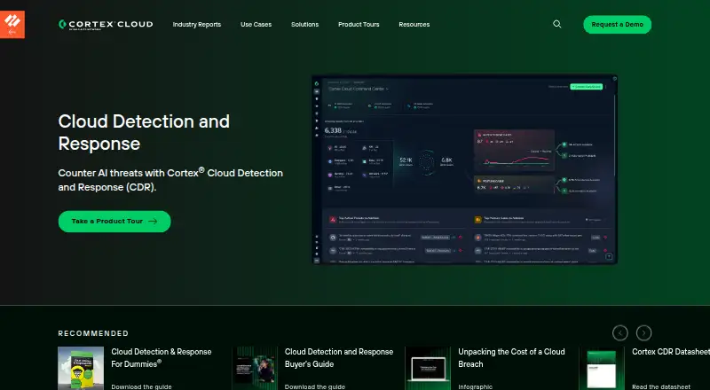 Cortex Cloud Detection and Response's own site