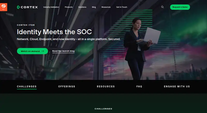 Cortex ITDR's own site