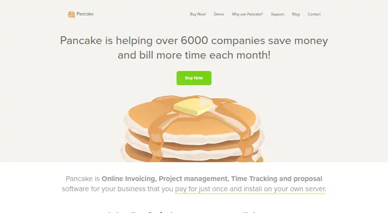 Pancake's own site