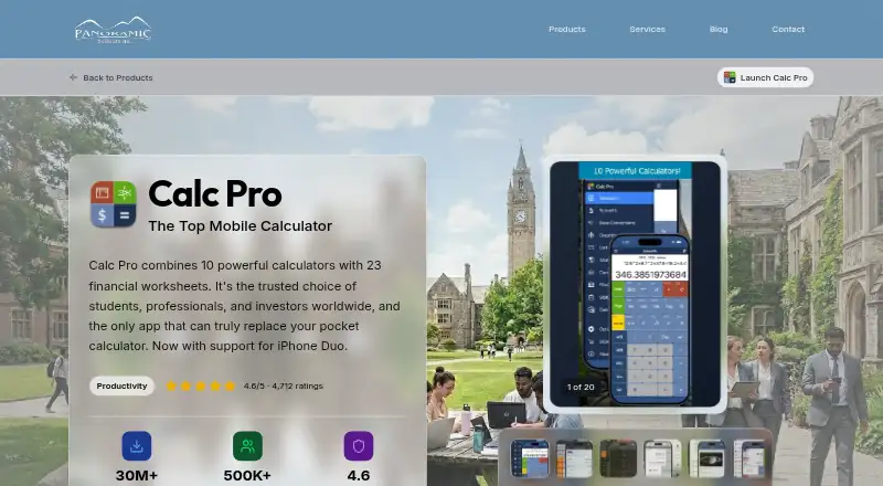 Calc Pro's own site