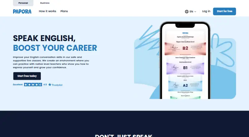 Papora's own site