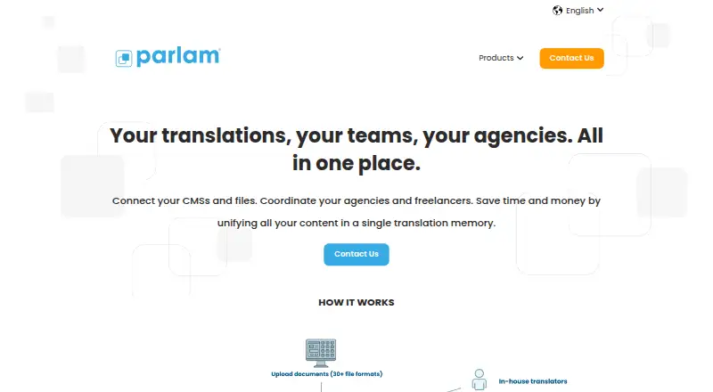 Parlam TMS's own site