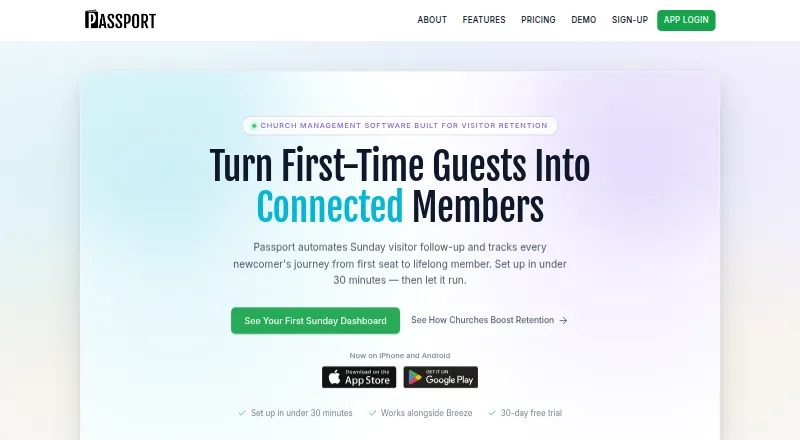 Passport's own site