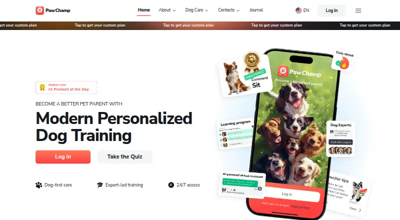 PawChamp's own site