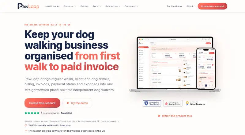 PawLoop's own site