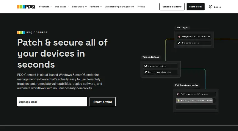 PDQ Connect's own site