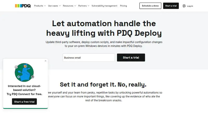 PDQ Deploy's own site