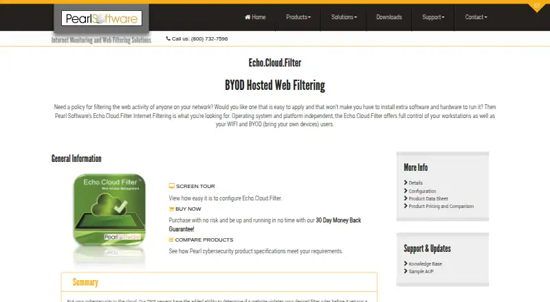 Echo.Cloud.Filter's own site