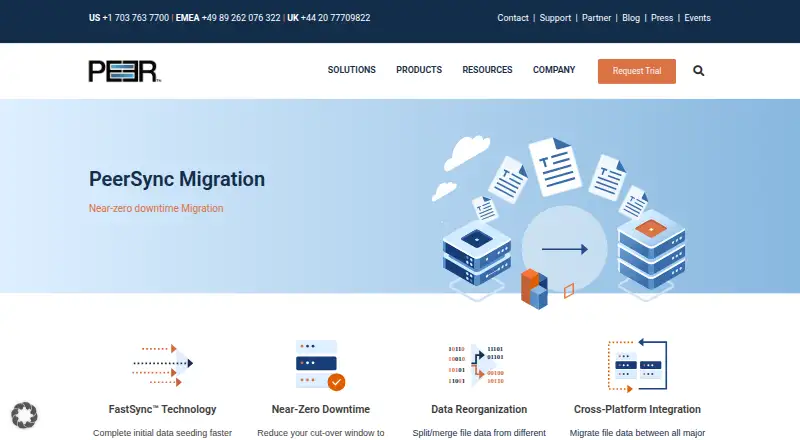 PeerSync Migration's own site