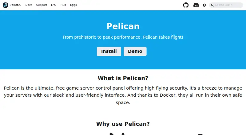 Pelican Panel's own site