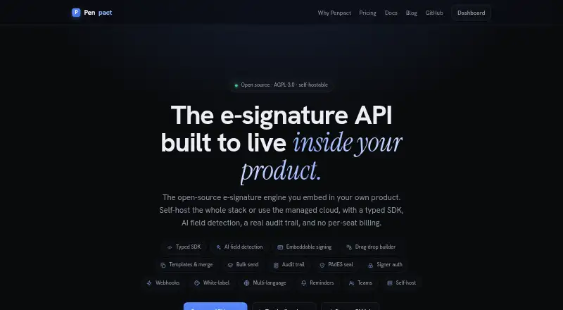 Penpact's own site