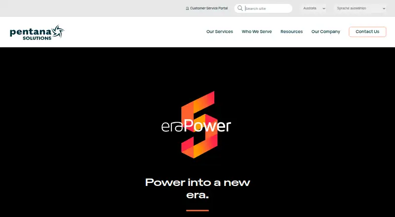 Pentana Solutions eraPower 5's own site