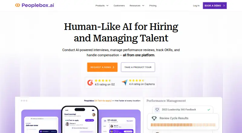 Peoplebox's own site
