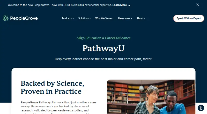 PathwayU's own site