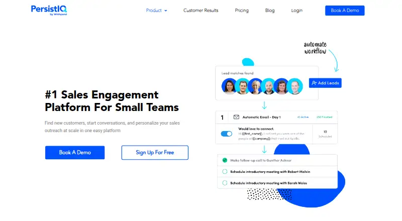 PersistIQ's own site