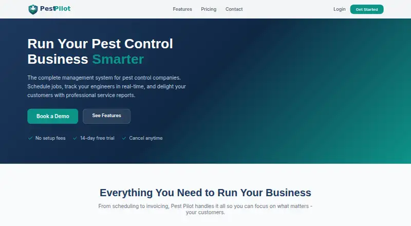 Pest Pilot's own site